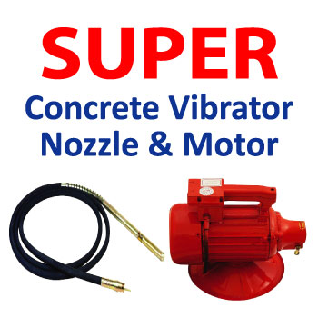 CONCRETE VIBRATOR MOTOR/NOZZLE